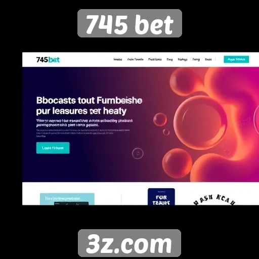 Acessibilidade e design do site 745 bet