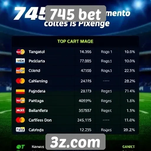 Métodos de pagamento aceitos na plataforma 745 bet